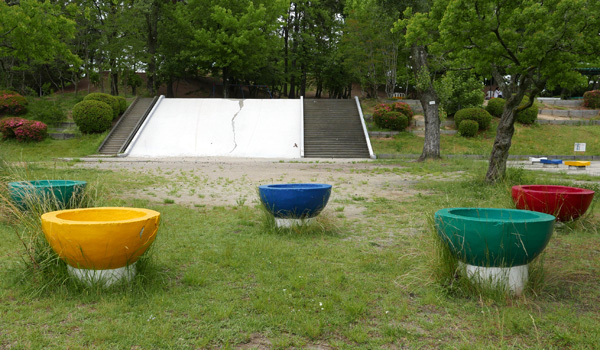 ふじのき公園の大すべり台が改修されます。（予定）