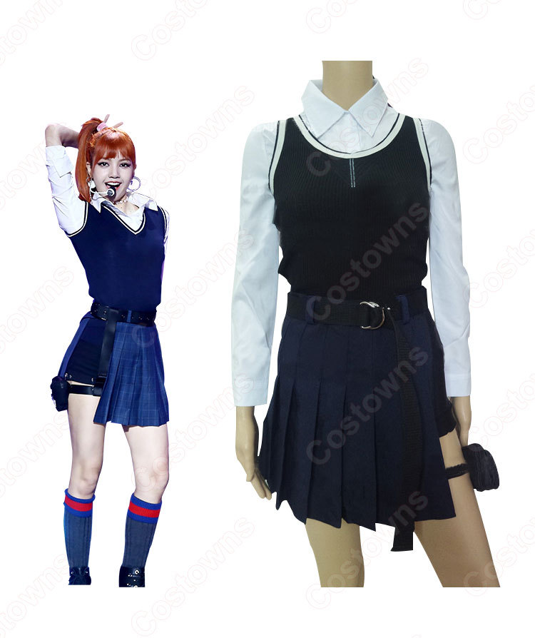 BLACKPINK(ブルピン) リサ ラリサ・マノバン 衣装 通販 「AS IF IT'S YOUR LAST」 MVダンス服 ステージ服 アイドル制服
