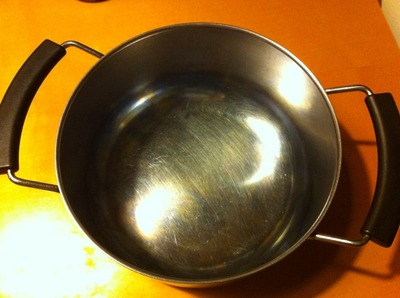 カレーの後のお鍋も簡単に洗えます！！