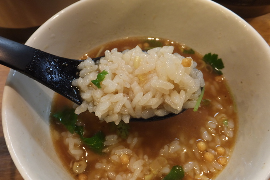 吹田・江坂　「麺創 麺魂（めんたま）」　つけ麺と〆雑炊で満足！