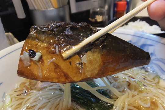 梅田・兎我野町　「ぶたコング」　大阪好っきゃ麺４　第７弾　日祝限定・鯖こんぐ！