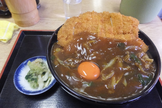 浪速区・恵美須町　「まる栄」　ボリューム満点のカツカレー丼！