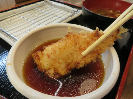 本町・博労町　「お気軽天ぷら処　天神」　月替りの天ぷら定食がお得です！