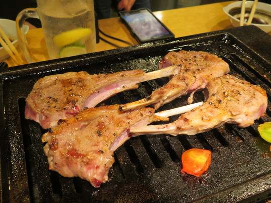 堺筋本町・備後町　「ラム肉家　ＭＵＵ」　食べやすいラム肉がリーズナブルに頂けます！
