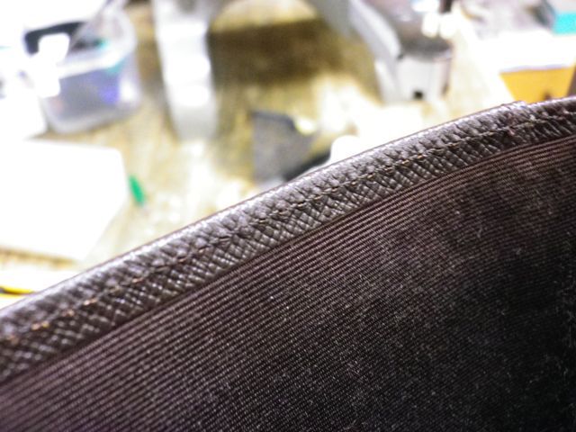 ルイ・ヴィトン ダミエ×3つ折り財布×札入れ部分内張交換 ルイ・ヴィトン ダミエ×3つ折り財布×札入れ部分内張交換