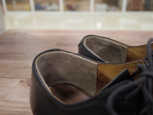 紳士靴の履き口補修