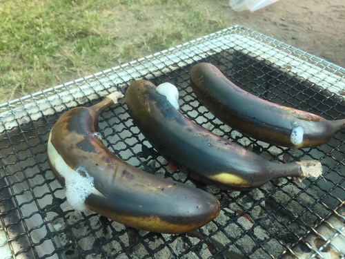 BBQスイーツ「焼きバナナ」の作り方