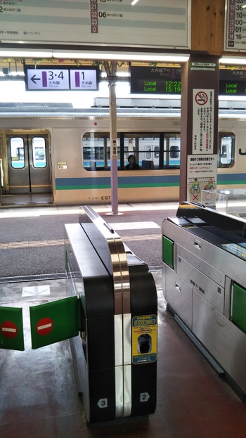 大阪から信濃大町　はじめて電車で帰ってみた