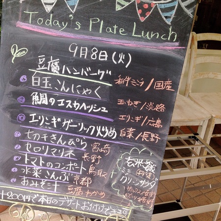 本日のランチ〜豆腐ハンバーグ〜