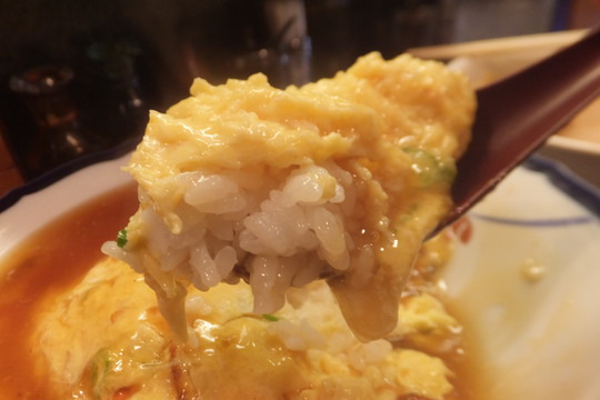 四ツ橋・南堀江　「若水」　甘めの餡の天津飯と味噌ラーメンの妙味！