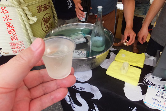 神戸・生田神社　「神戸地元酒まつり」　神戸の５つの酒蔵の日本酒の試飲をしてきました！