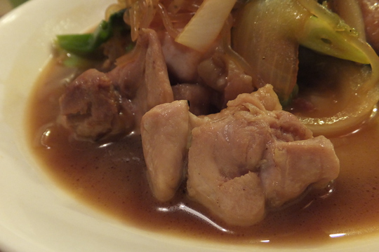 箕面・稲　「喜味」　鶏のモモ肉のすき焼き風がメチャ旨！