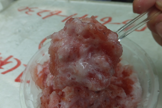 本町・靭公園　「どぎゃん」　自家製シロップがタップリのかき氷が大人気！