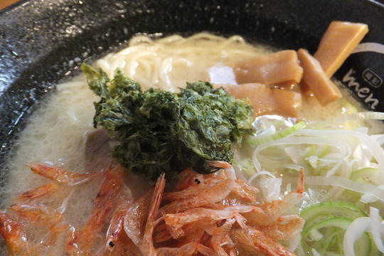 吹田・江坂　「麺創 麺魂（めんたま）」　大阪好っきゃ麺３　第１弾　磯の香りの塩らーめん！