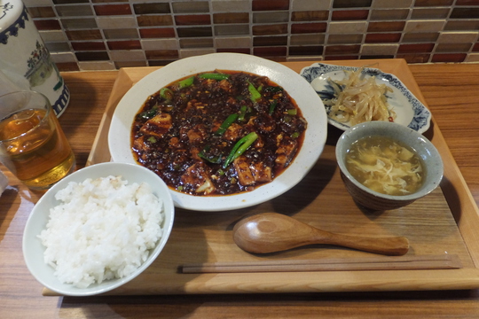 福島　「六徳　恒河沙（リットクゴウガシャ）」　麻と辣が効いた麻婆豆腐ランチ！