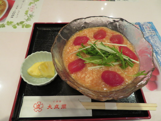 心斎橋　「大成閣」　大阪好っきゃ麺７　その１４　トマトキムチ冷麺！