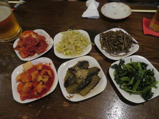梅田・曽根崎　「呑み喰い処　もんぱーる」　韓国家庭料理で舌鼓しました！