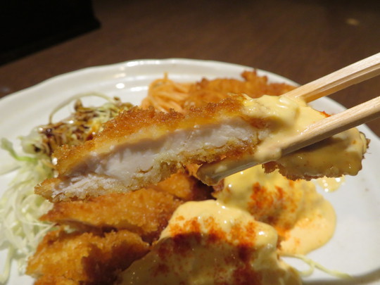 北堀江　「大富士」　デカくてお得で美味しいチキンタルタル定食！