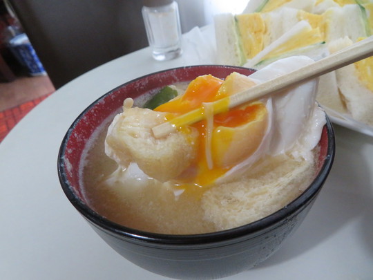 堺・高須神社　「喫茶　ラック」　お母ちゃんが作る大阪コスパ最強の玉子サンドと味噌汁！