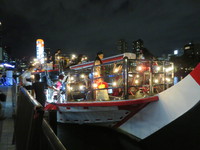 天満橋・八軒家浜船着場　「ダイゴメシinクルージング」　クルーザーの上で夜景を楽しみながらダイゴメシを堪能しました！