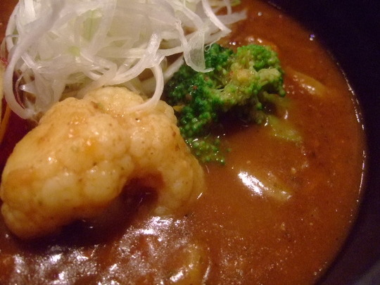 長堀橋　「七弐八製麺」　スパイシーカレーとひやかけが旨い！