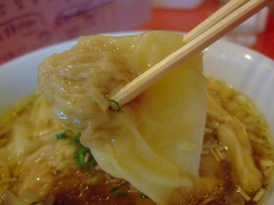 西長堀　「カドヤ食堂」　福島白河産のワンタン麺を頂きました！