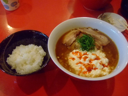 西長堀　「カドヤ食堂」　冷や汁そばは味噌が旨い！！