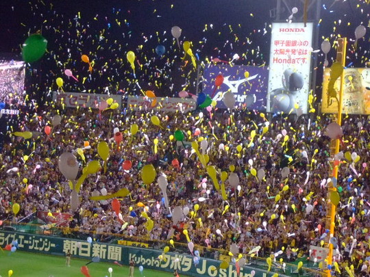 西宮・甲子園球場　「阪神 対 西武」　今年初観戦でしたが・・