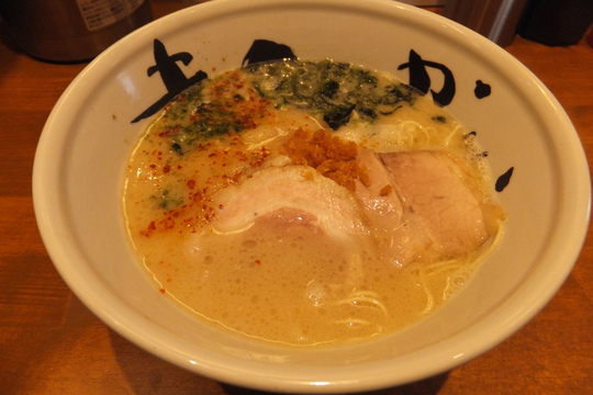 福島　「麺酒家　まんかい」　豚骨スープが更にパワーアップ！！