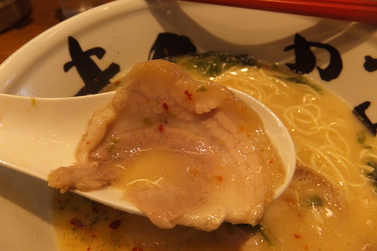 福島　「麺酒家　まんかい」　豚骨スープが更にパワーアップ！！